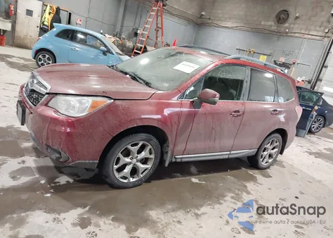 2015 Subaru Forester 2.5I Touring из США, поврежденный, VIN JF2SJAUC2FH413257